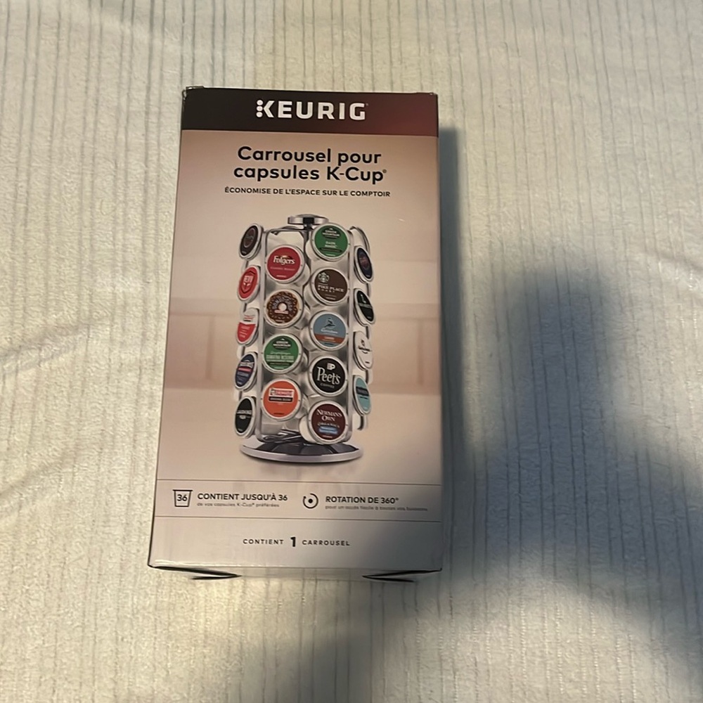Keurig Carrousel pour capsules K-Cup-new never used